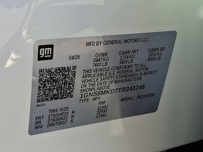 2026 Chevrolet Tahoe LS
