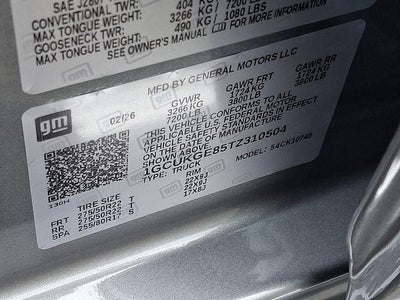 2026 Chevrolet Silverado 1500 LTZ