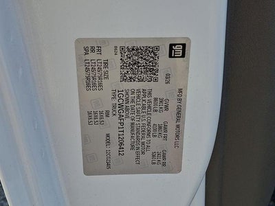 2026 Chevrolet Express Cargo Base