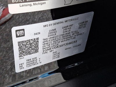 2026 Chevrolet Traverse LT