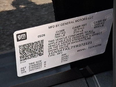 2026 Chevrolet Tahoe High Country