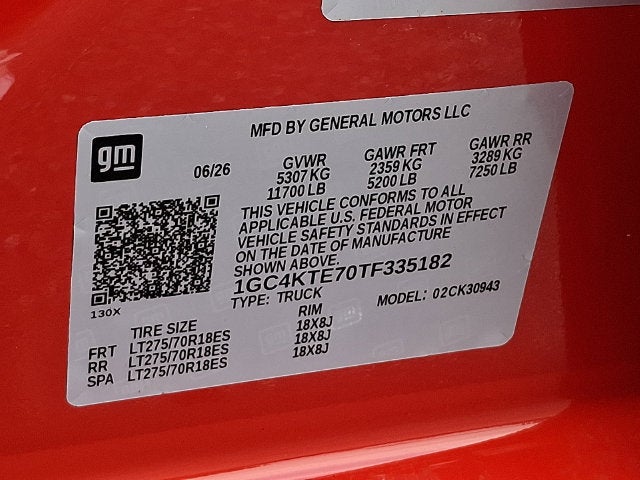 2026 Chevrolet Silverado 3500 HD LT