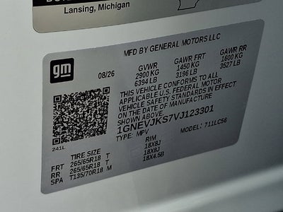 2027 Chevrolet Traverse Z71