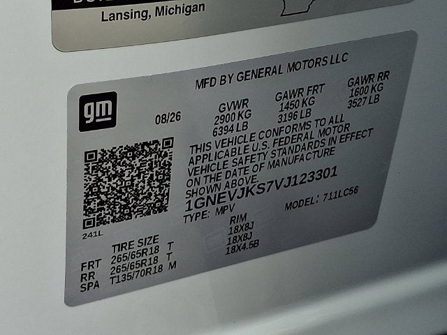 2027 Chevrolet Traverse Z71