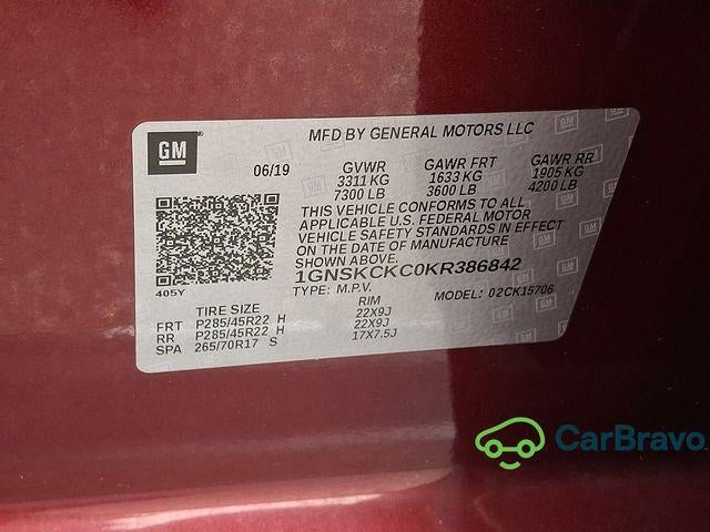 2019 Chevrolet Tahoe Premier