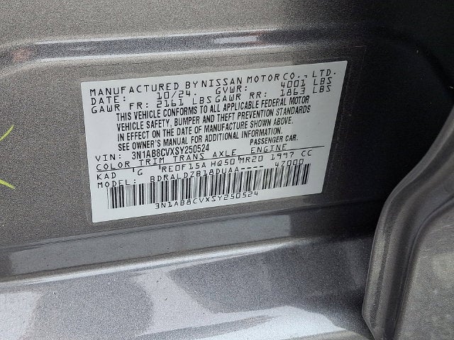 2025 Nissan Sentra SV