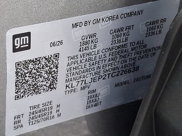 2026 Chevrolet Trax 2RS