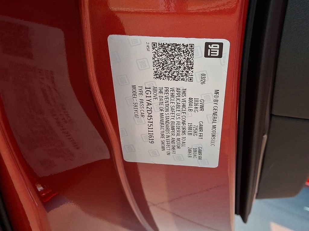 2026 Chevrolet Corvette Stingray 1LT