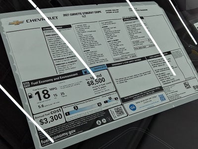 2027 Chevrolet Corvette Stingray 1LT