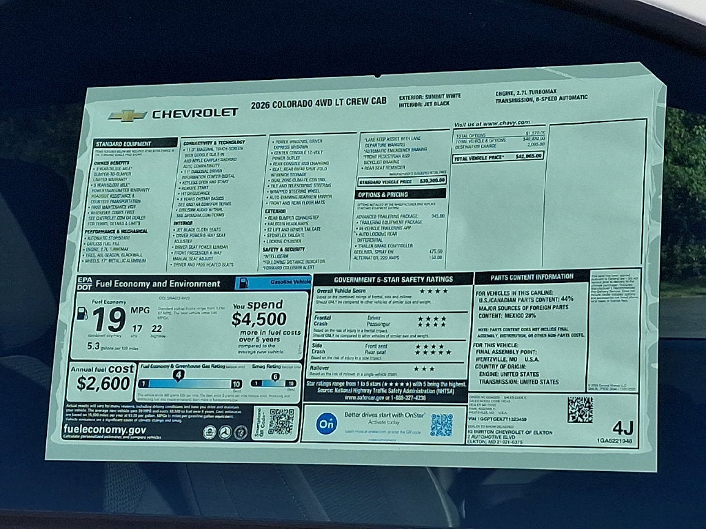 2026 Chevrolet Colorado LT