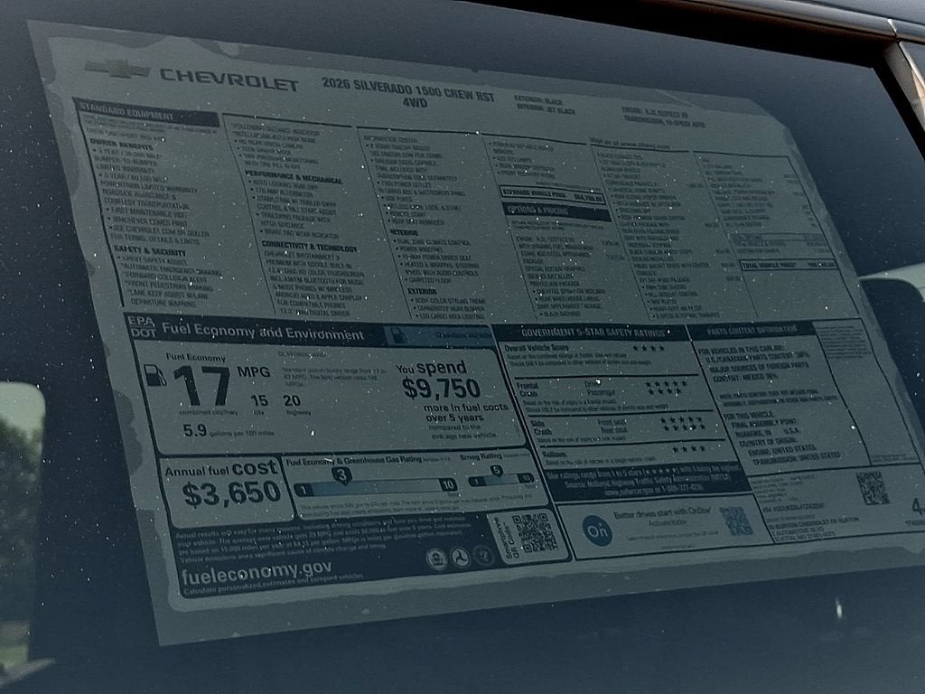 2026 Chevrolet Silverado 1500 RST
