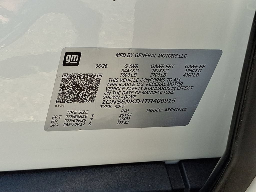 2026 Chevrolet Tahoe LT