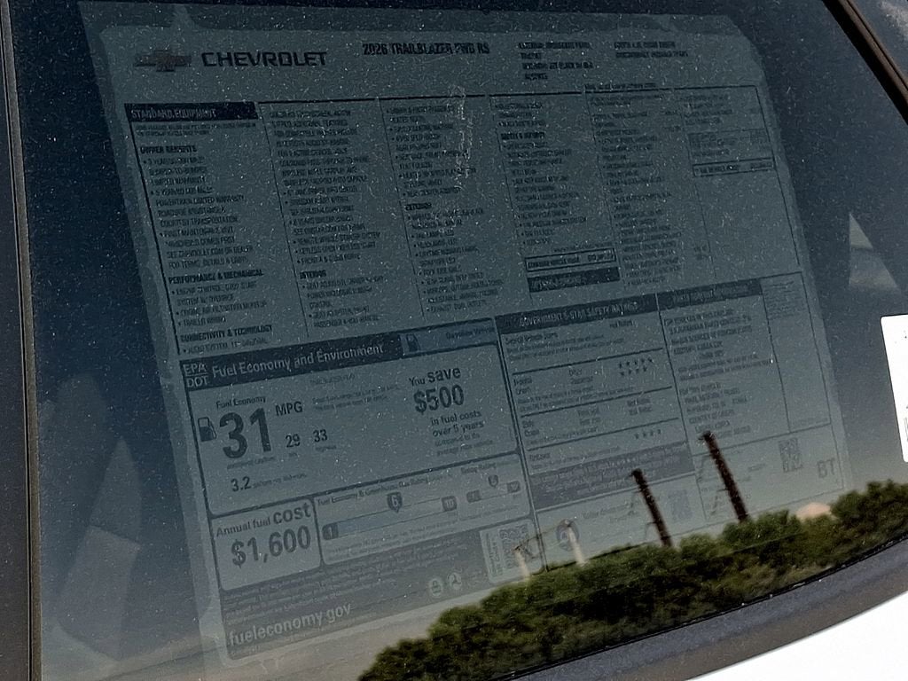 2026 Chevrolet Trailblazer RS