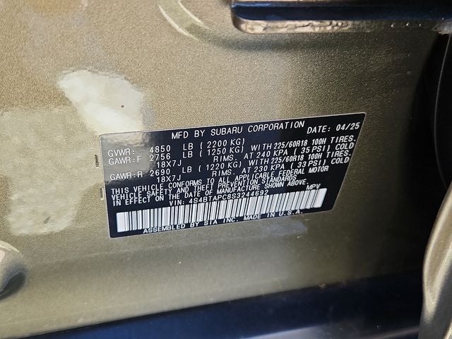 2025 Subaru Outback Touring