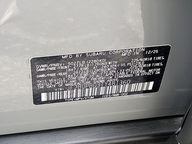 2026 Subaru Outback Premium