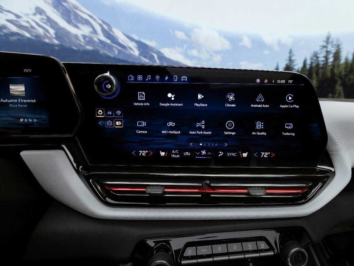 silverado ev Lewes interior center entertainment